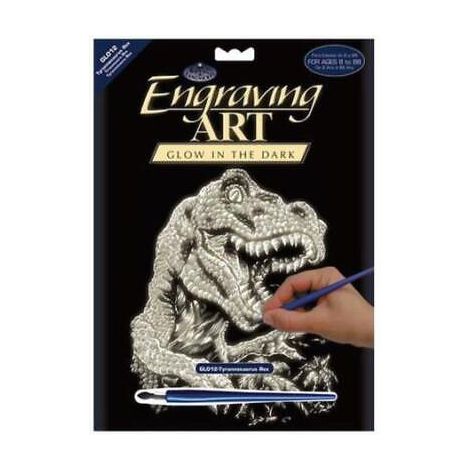 Wydrapywanka R&L A4 Glow, Dinozaur
